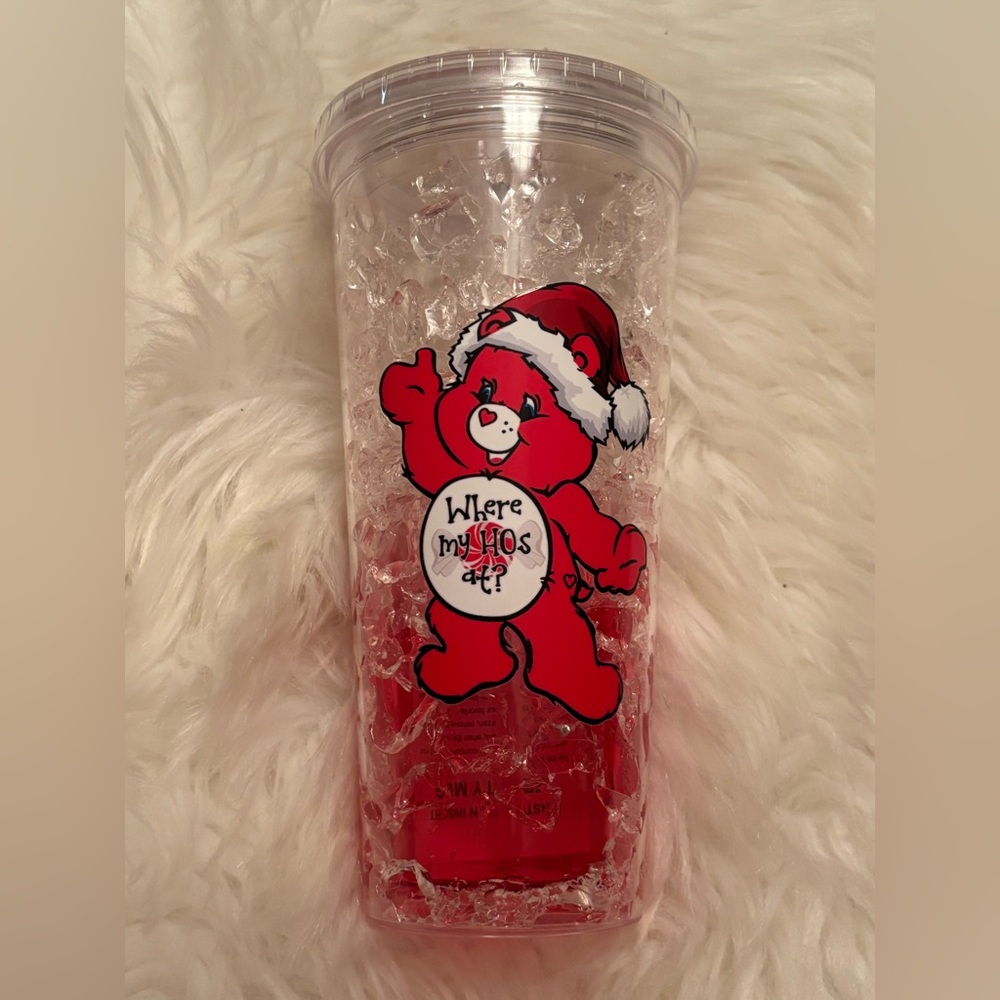 Carebear Christmas Tumbler 20 oz Handcrafted